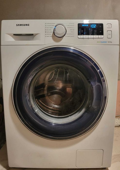 Masina de spalat rufe Samsung , Eco Bubble, 1400 RPM, 8 kg, Clasa A + + +
