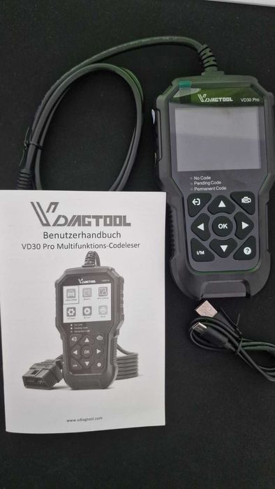 Scanner auto OBD2 VDIAGTOOL VD30 Pro – Diagnoză auto, nou, complet