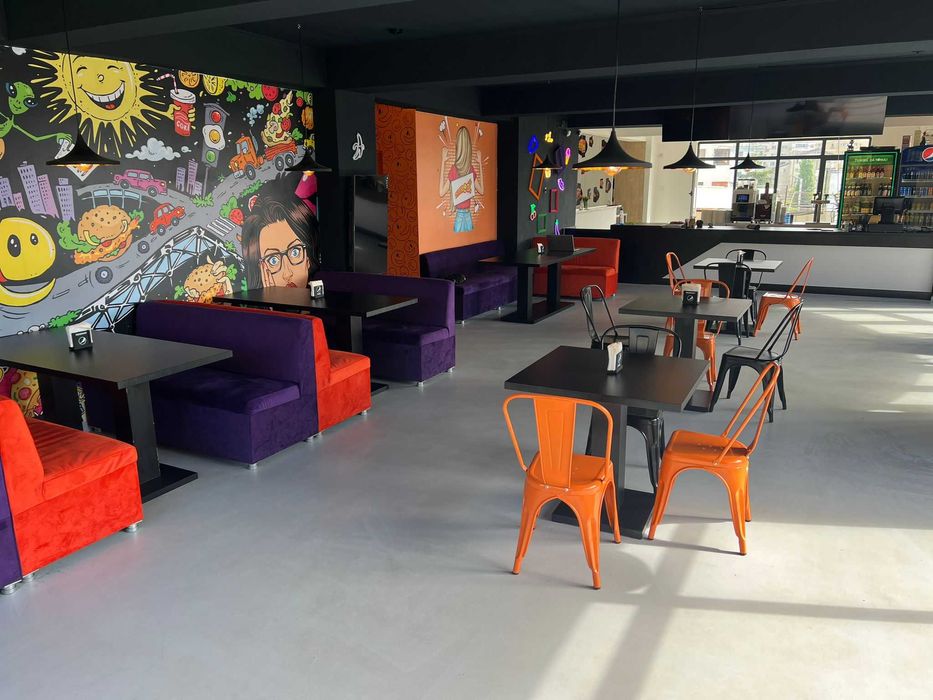 Scaune, tabureti tip TOLIX, metal, design industrial, bar, restaurant