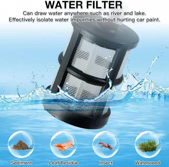 ПРОМО! Преносима акумулаторна водоструйка 1500W 40BAR с две батерии