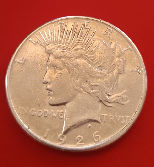 1 Dollar 1926 г-One dime-1936 г..Сребро!Изгодно!
