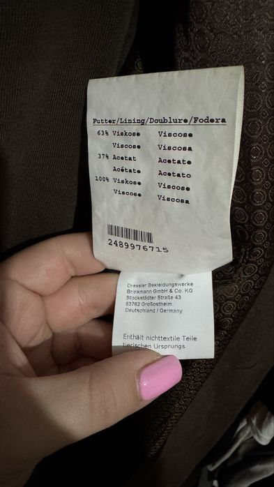 Мъжко палто Eduard Dressler