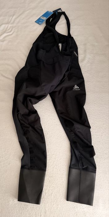 ODLO Ceramiwarm Windproof Колоездачен Клинов Панталон с Тиранти