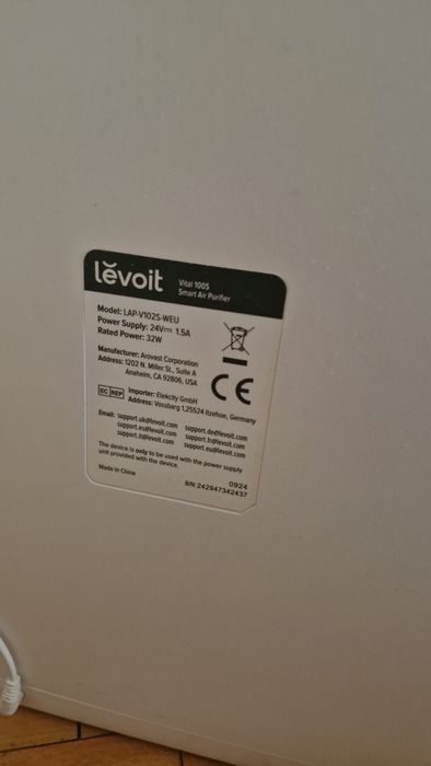 Пречиствател за въздух levoit Vital 100s Smart Air Purifier