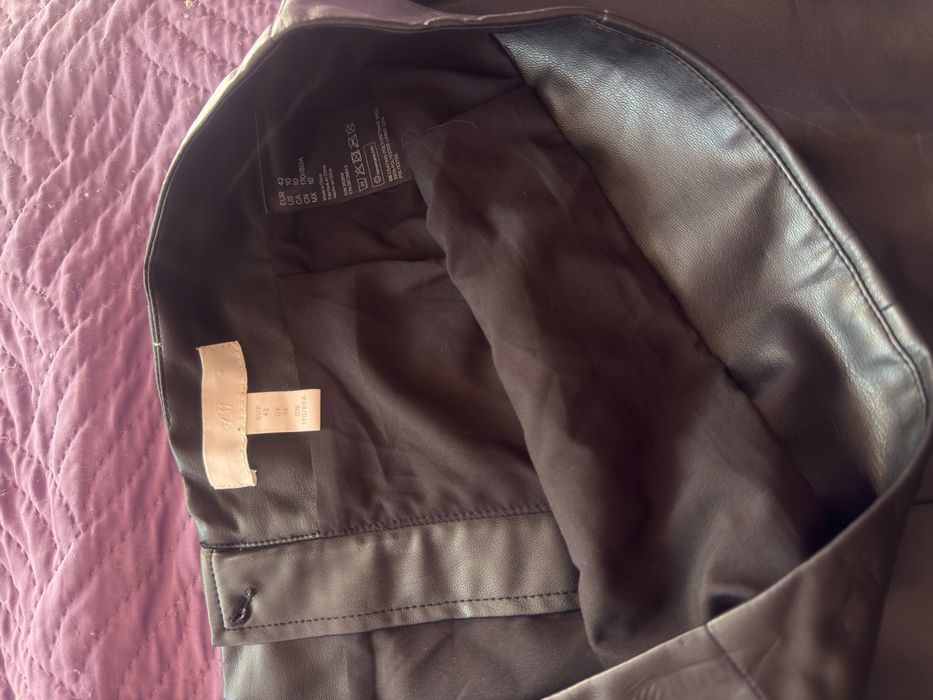 Кожена пола Н&М