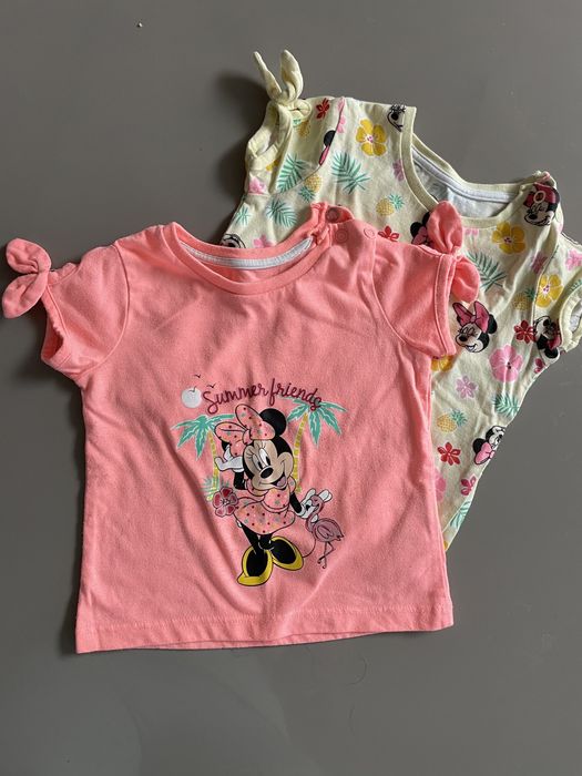 Лот момичешки тениски Мини Маус 9м