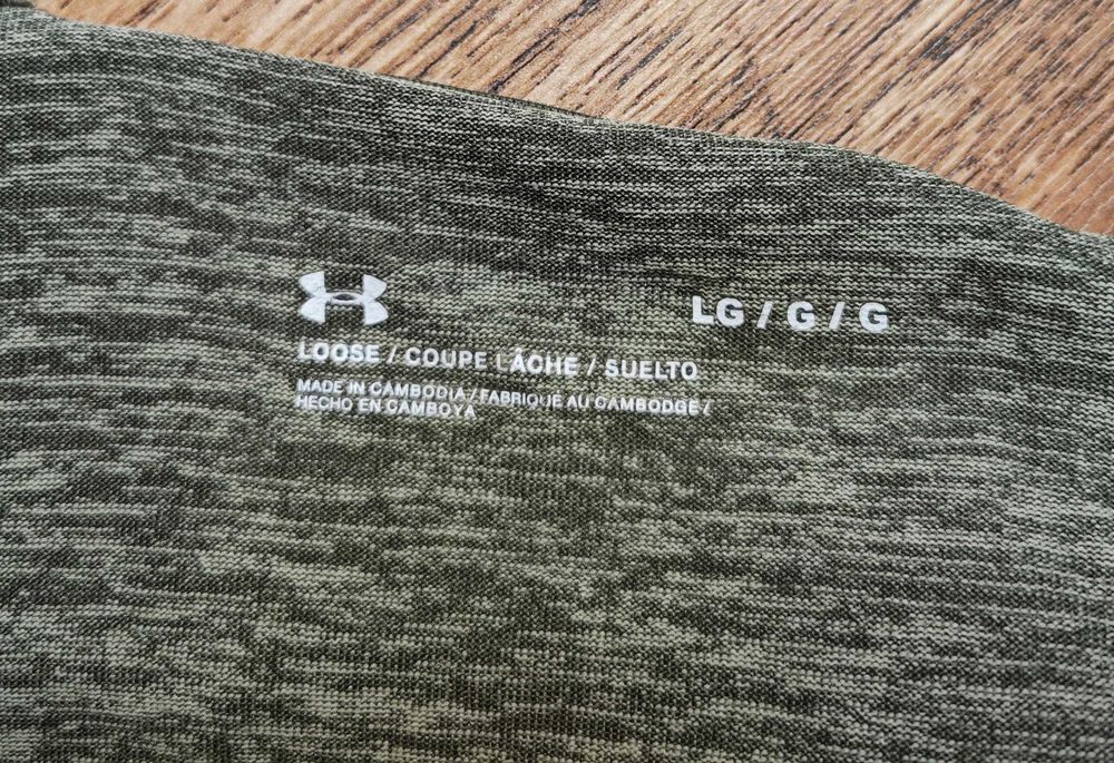 Under Armour Оригинална мъжка фланелка за спорт размер L