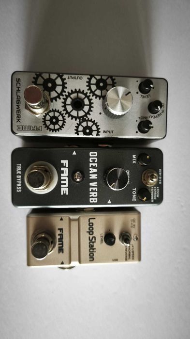 Pedale chitara Fame Loop Station - Ocean Verb - Echo Delay - Garantie