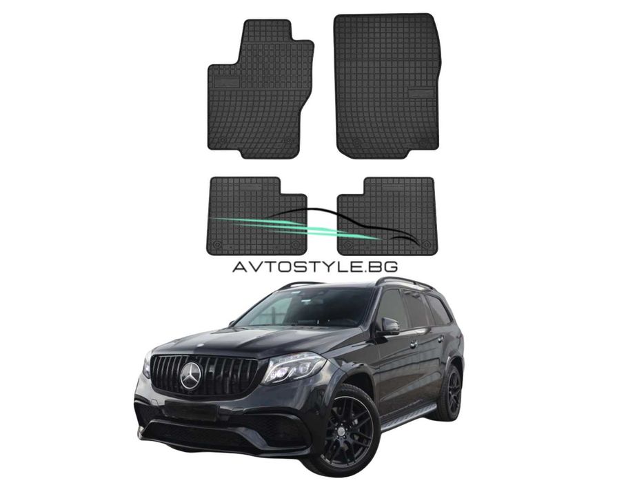 Гумени стелки за Mercedes GLS X166,2015-2019 г., Frogum - El Toro