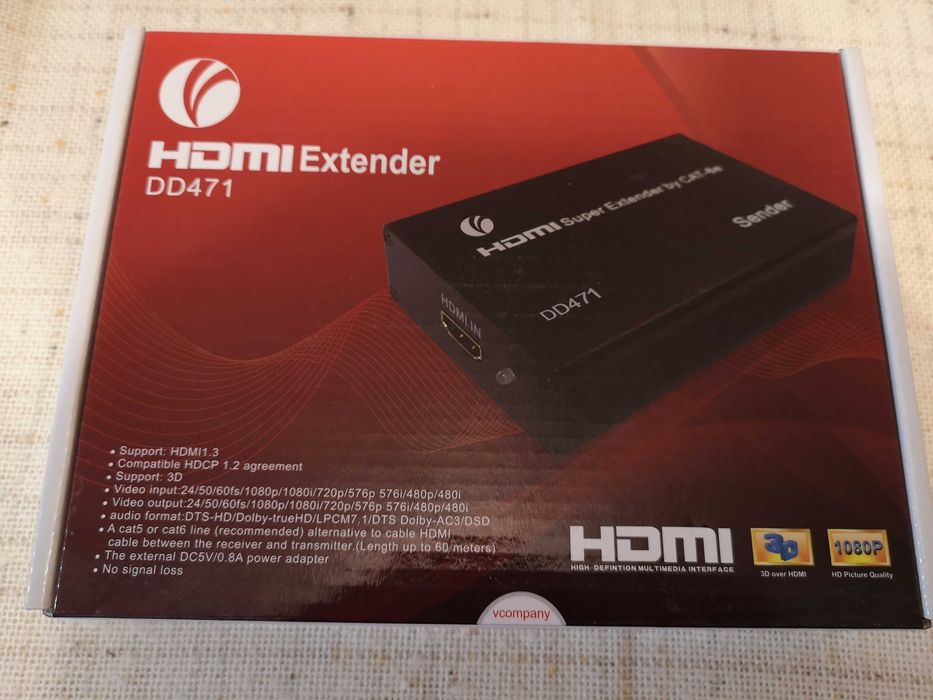 HDMI extender през UTP (LAN)