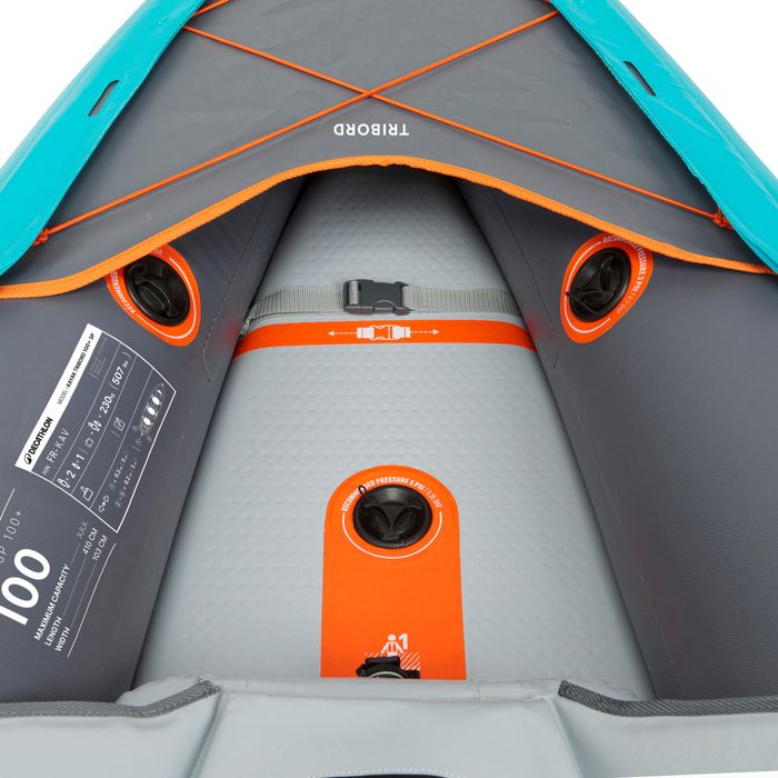 Caiac-canoe gonflabil 2/3 locuri Tribord - produs resigilat Decathlon