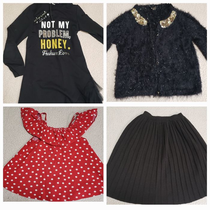 Большой пакет одежды на девочку 10-12лет