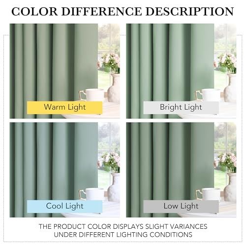 Топлоизолационни Завеси с метални халки Шампаньово Зелени, PONY DANCE