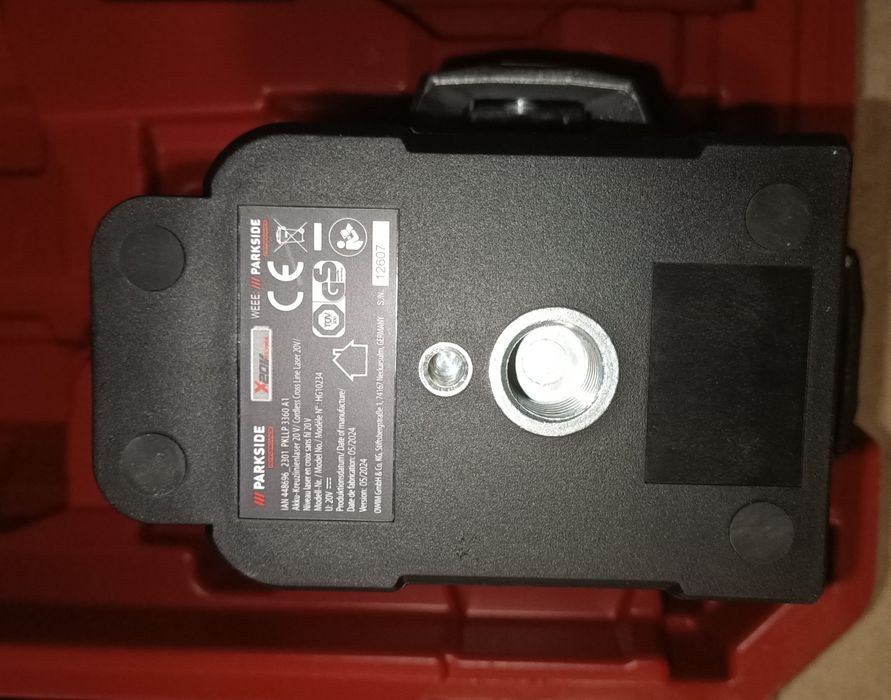 Parkside performance nivela laser 3 X 360° autocalibrare pe bateri 20V