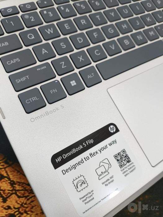 Ноутбук noutbuk Hp Omnibook 5 x360 Sensor Intel core 5 Новый Yangi