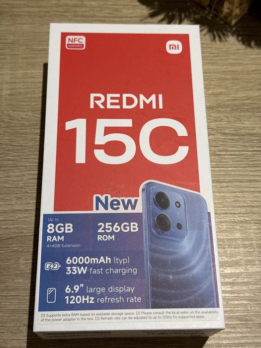 RedMi 15C 256GB 8gb ‼️NOU‼️Sigilat‼️