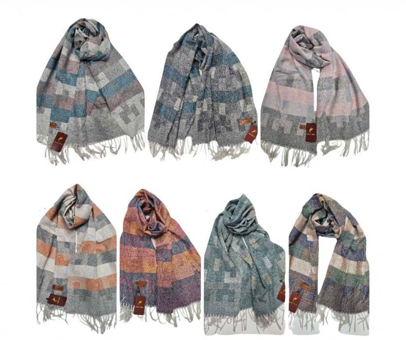 Дамски шалове, различни разцветаки