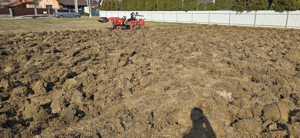 Arat, frezat, pregătire teren pt. insamantat sau cultivat