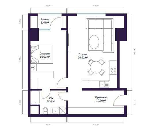 "СРОЧНАЯ ЦЕНА ‼️ MODERA TOWERS   Коробка 58, 55м2 Шота Руставели ‼️