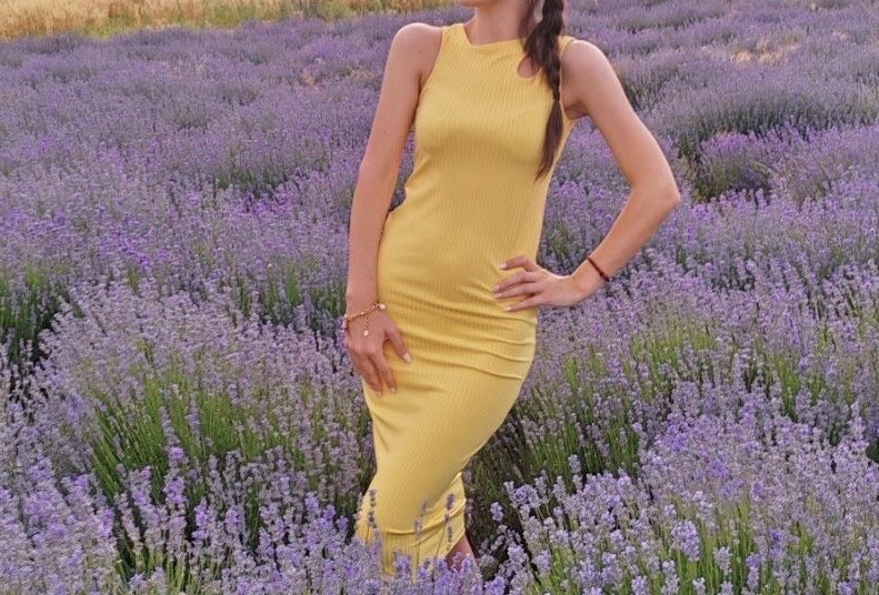 Лятна жълта рокля Zara