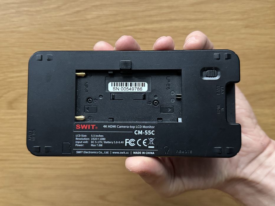 Monitor video extern SWIT - 4k de 5.5 inch