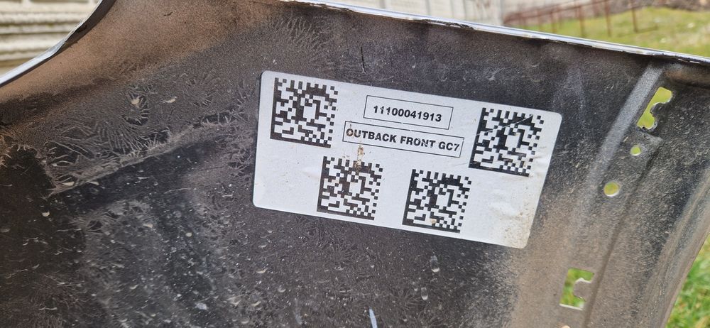 Subaru outback onyx 2020 предна броня