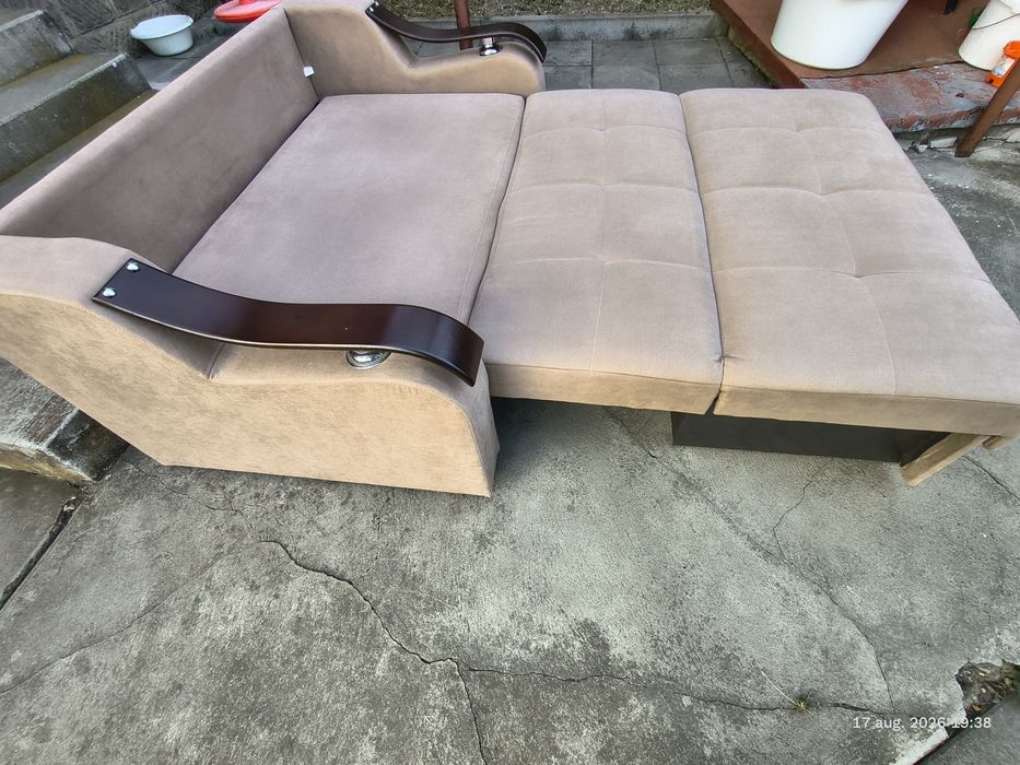 Canapea extensibila lada depozitare 165x200 pentru două persoane