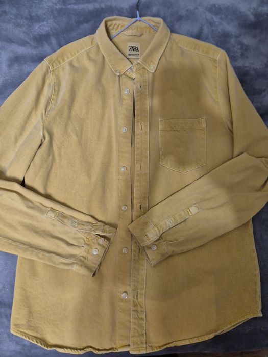 Рубашка Zara жёлтая