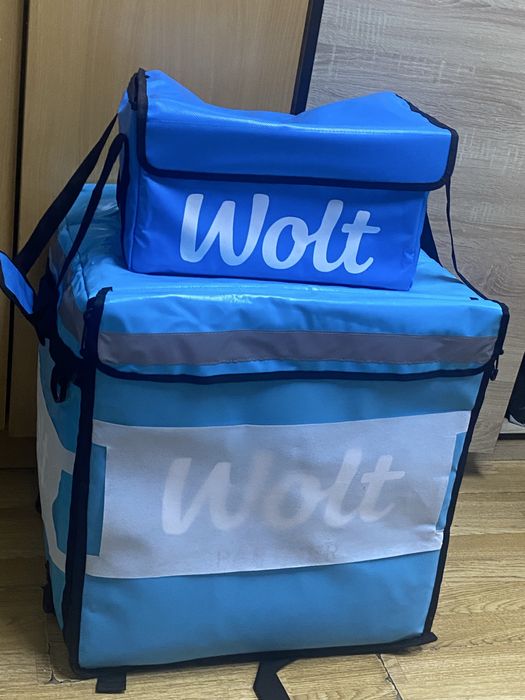 Термосумка wolt для курьер