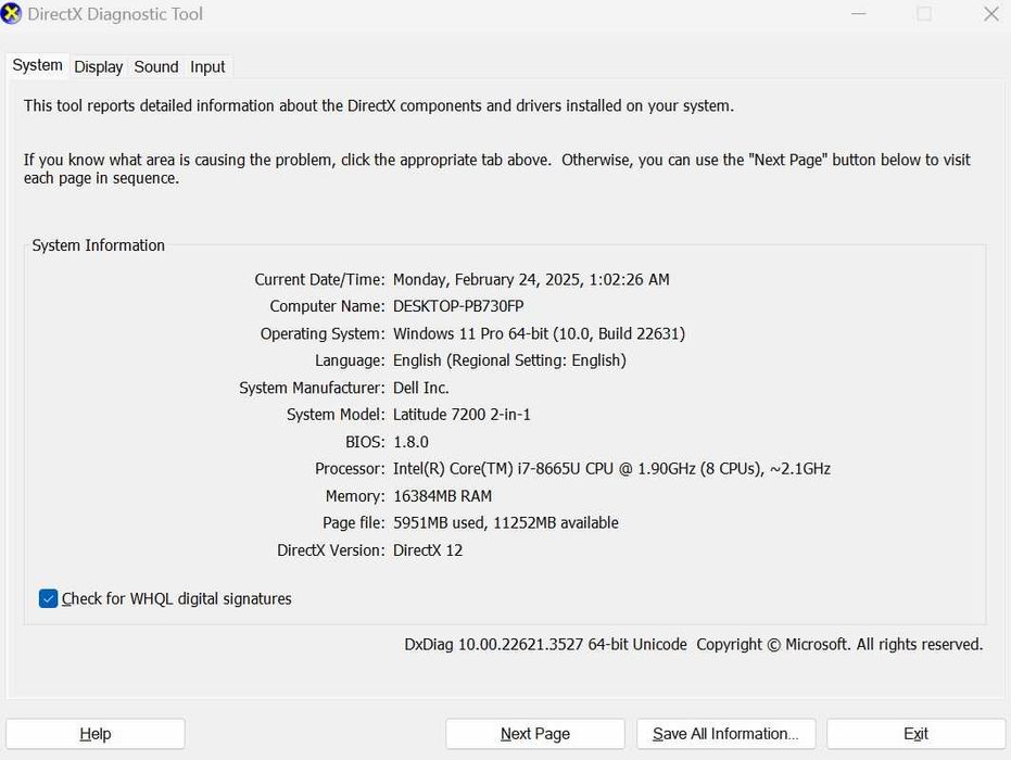 Laptop Tableta Dell Latitude 7200 2-in-1, touch, i7-8665U, 256 SSD