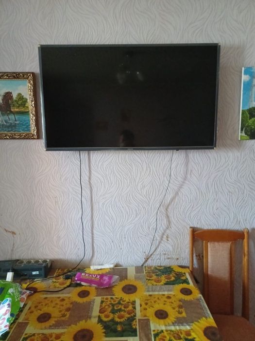 Телевизор  в рабочем состоянии