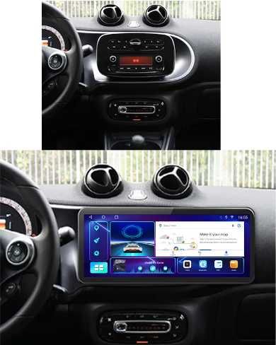 MERCEDES SMART FORTWO C453,A453 2016/2022 12.3"/HIGH/андроид,9764+9501