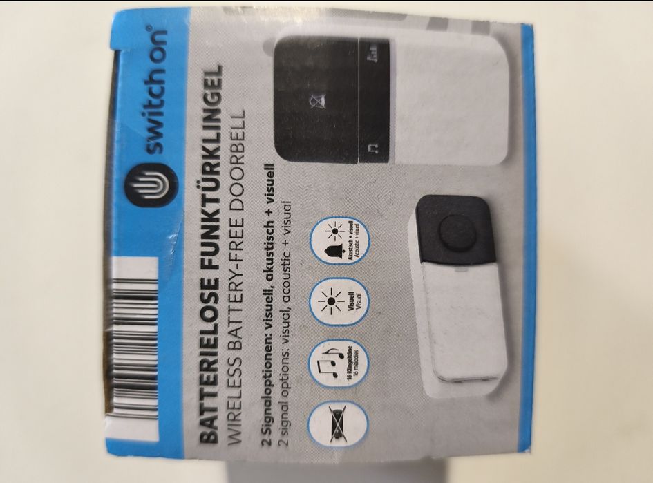 Sonerie wireless, fara baterii. NOU
