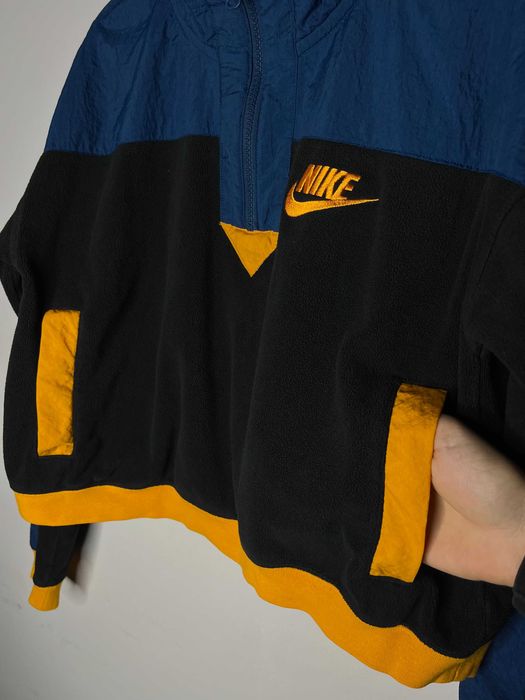 Nike Half Zip Polar Crop Fleece Jacket Дамско Поларено Горнище
