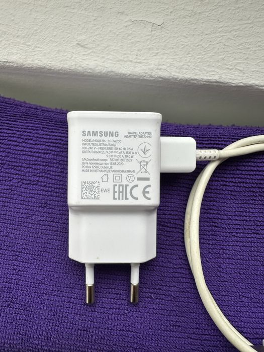 OFERTĂ încarcator+cablu original SAMSUNG vietnam, mufă tip usb C, nou