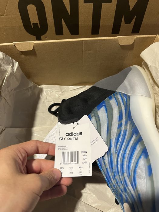 Adidas Yeezy Qntm Frozen Blue size 45