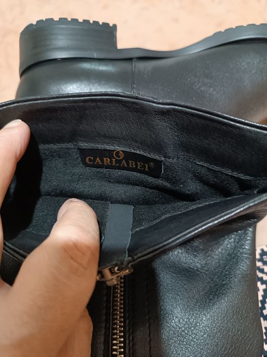 Сапоги Европейка коженные