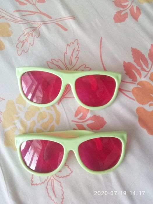 3 пары очков детских игрушечных