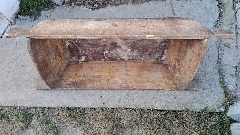 Covata/albie taraneasca mare din lemn, rustica