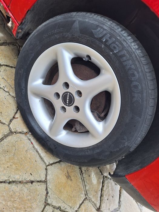 Roti Jante aliaj 14 inch Borbet 5x100  Polo Fabia Audi Seat 185 65 14