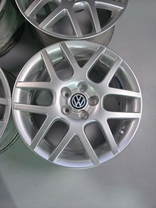 4 Jante Aliaj 5x100 16'' OEM VW Golf 4 VW T-Cross VW Taigo / Skoda Fabia Kamiq Rapid Scala - 6.5J ET 42 !