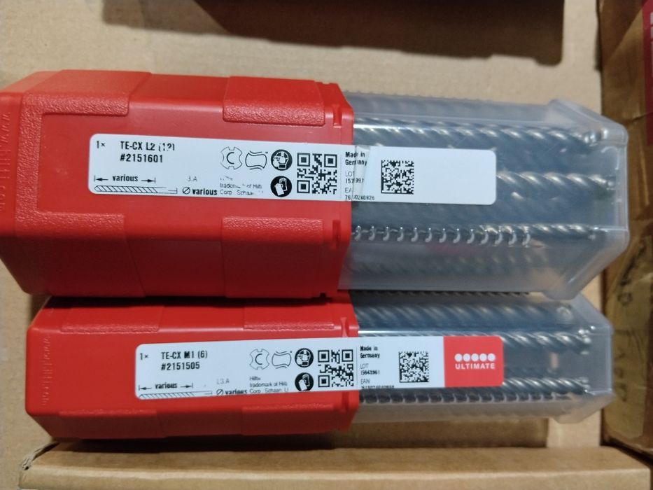 Hilti свредла единични бройки