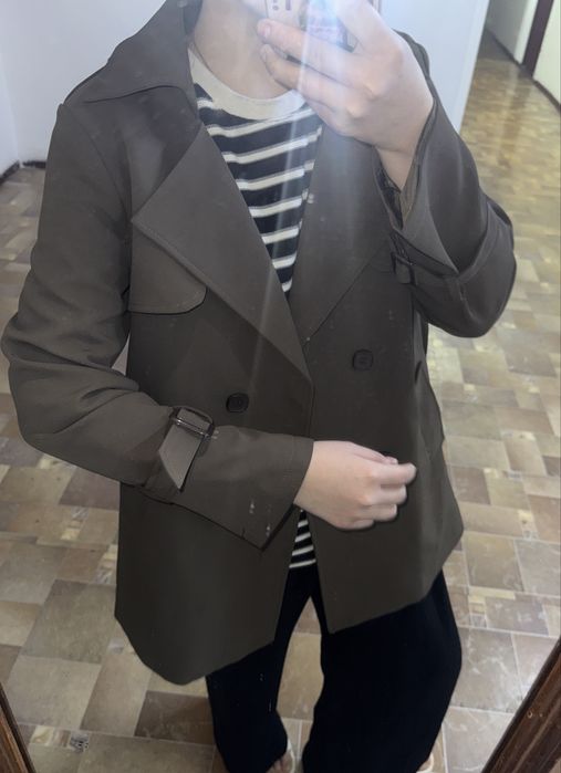 Новый укороченный тренч