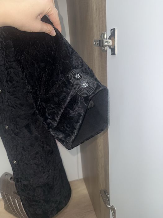 Пальто осенний черный