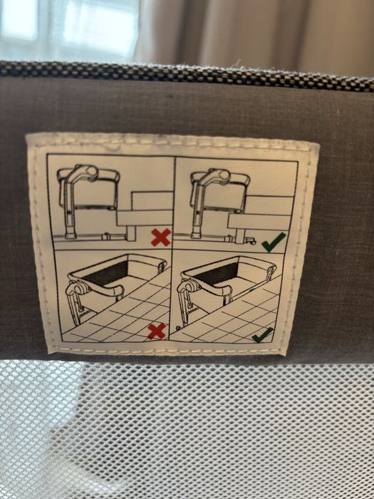 Бебешка кошара Chicco - Next 2 Me, Next to me Magic Evo, тъмносива