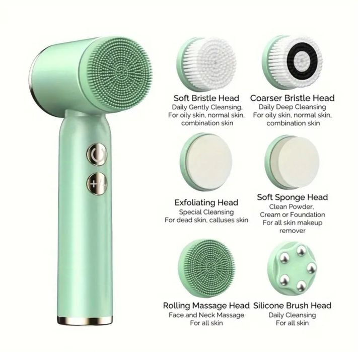 6-в-1 Електрически уред за Почистване на лице