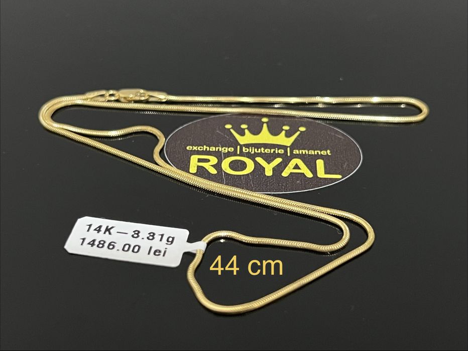 Bijuteria Royal CB : Lant aur 14k 585  3,31 grame