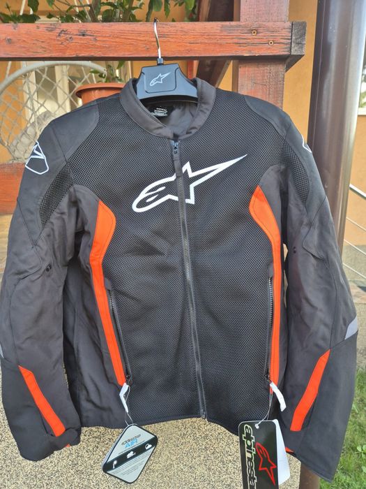 Geaca moto de vara anti vant Alpinestars Viper V2 air jacket black noua.