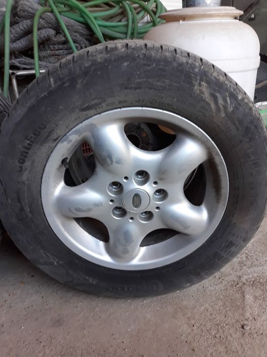 Jante aluminiu de 16 inch + anvelope vara, pentru land rover/toyota ra