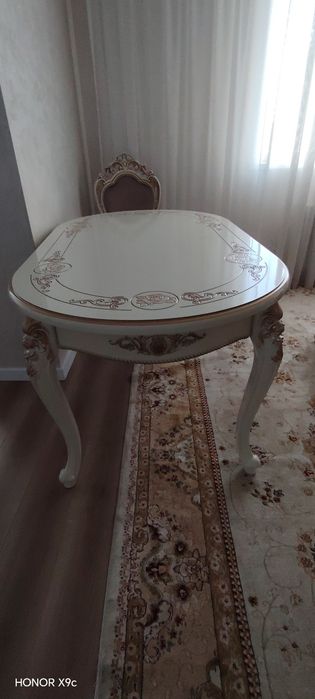 Стол "Роза" для гостиной 90х160/200.